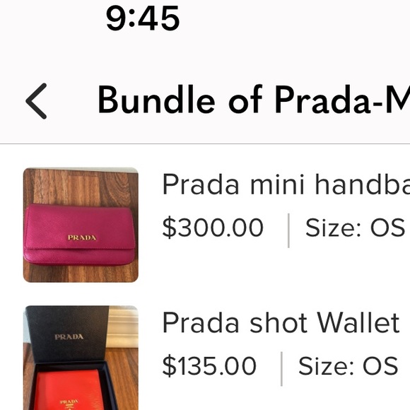 Beautiful pink Prada clutch - Picture 8 of 8